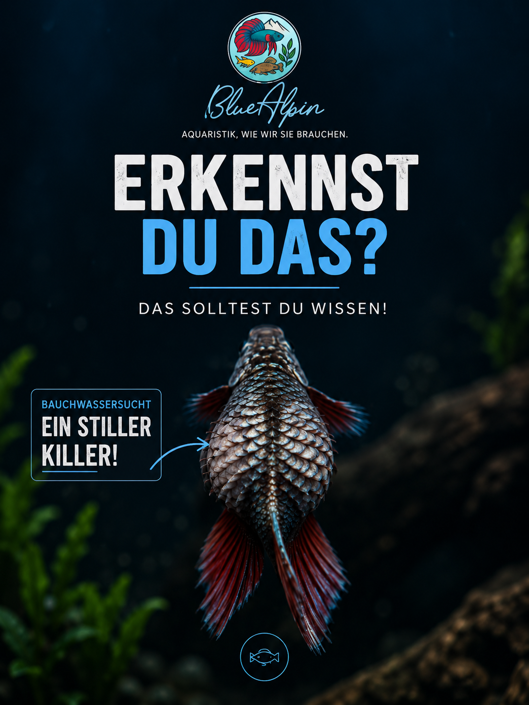 🐟 Bauchwassersucht bei Fischen – was steckt wirklich hinter „Dropsy“?