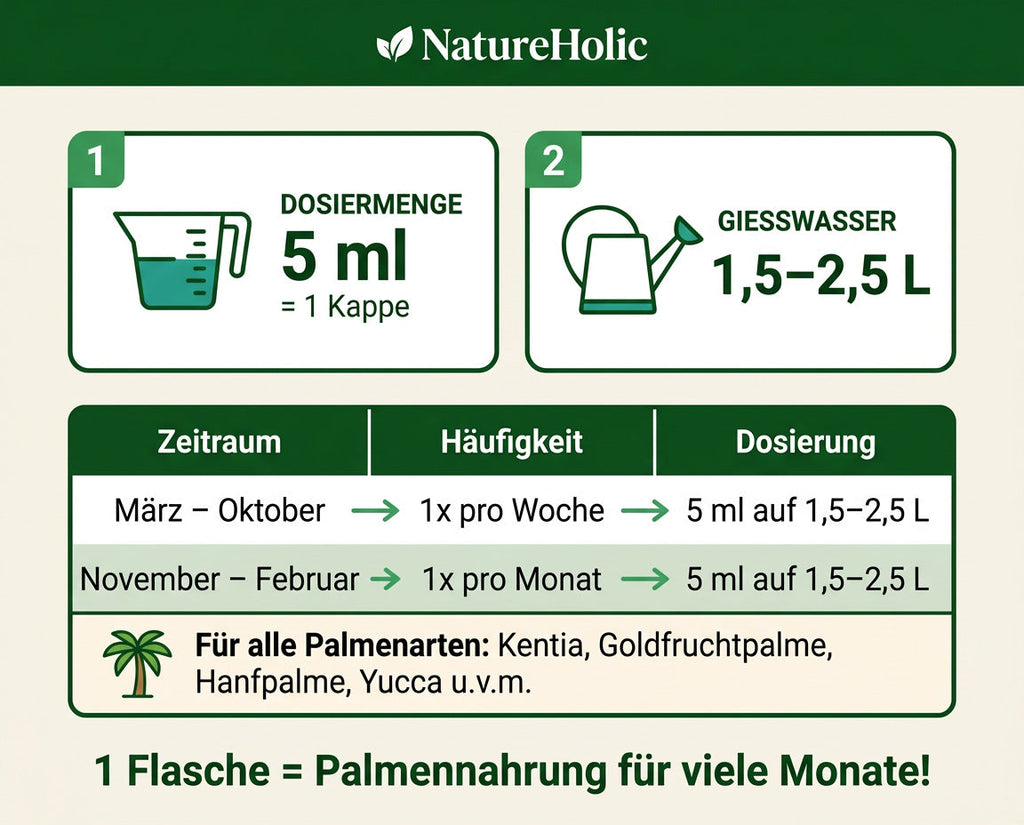 NatureHolic Palmendünger - Flüssig - 1000ml