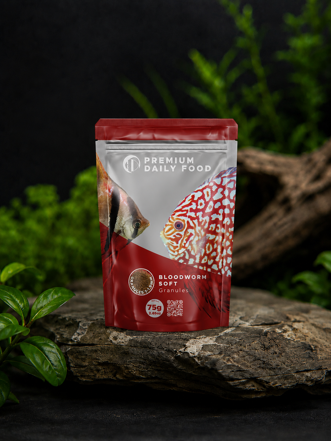 Discus Hobby Bloodworm Soft Granulat – Premium Softfutter mit roten Mückenlarven