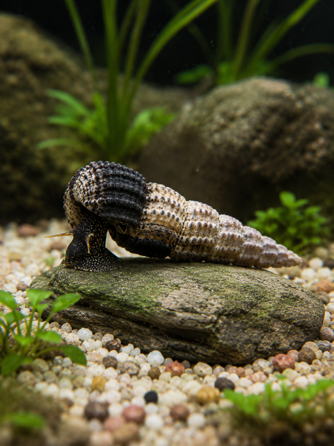 Turmdeckelschnecke "Perlhuhn"