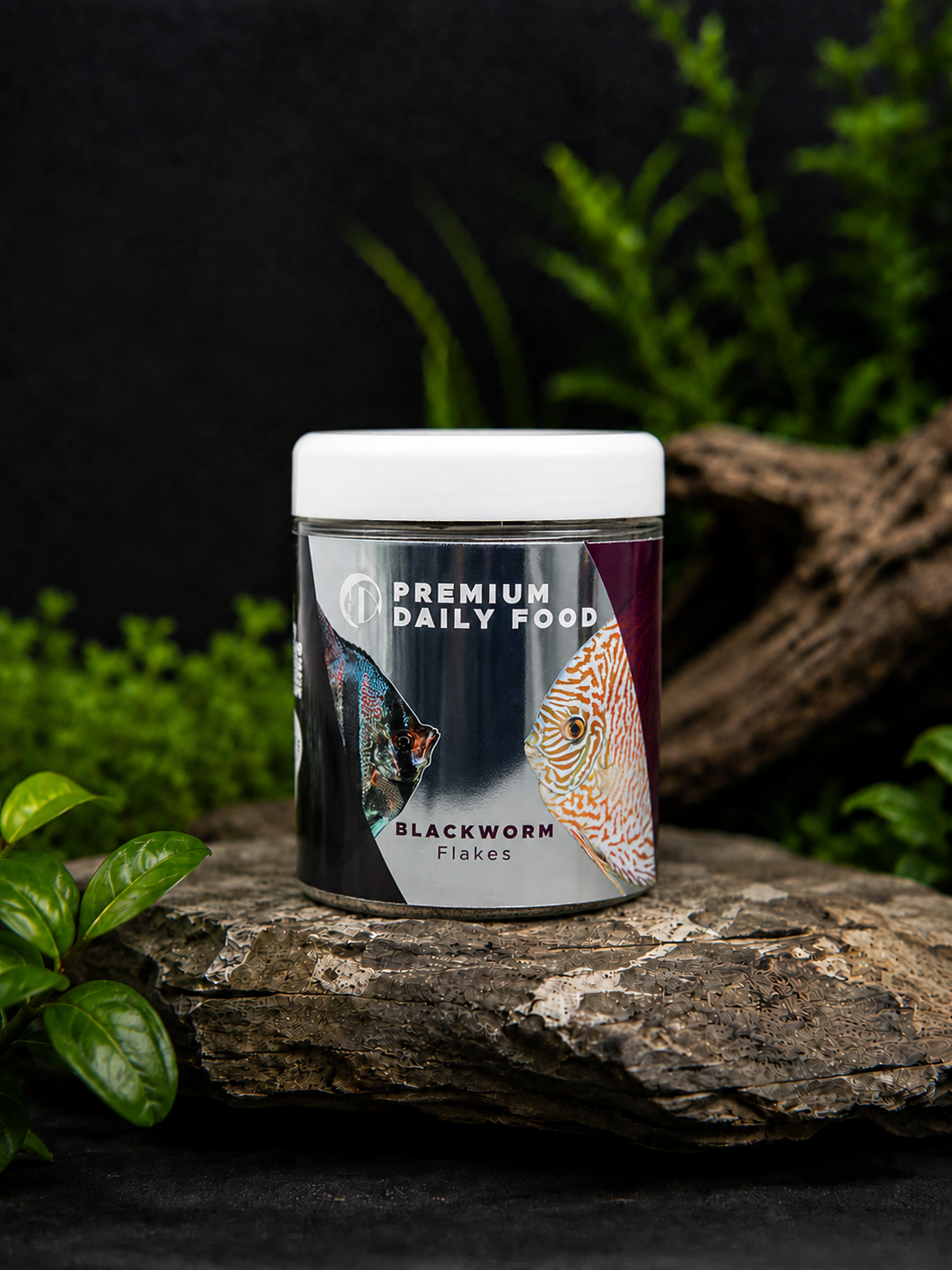 Discus Hobby Blackworm Flakes – Premium Flockenfutter mit Schwarzen Mückenlarven