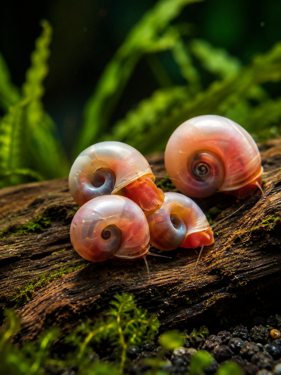 Rosapinke Posthornschnecke