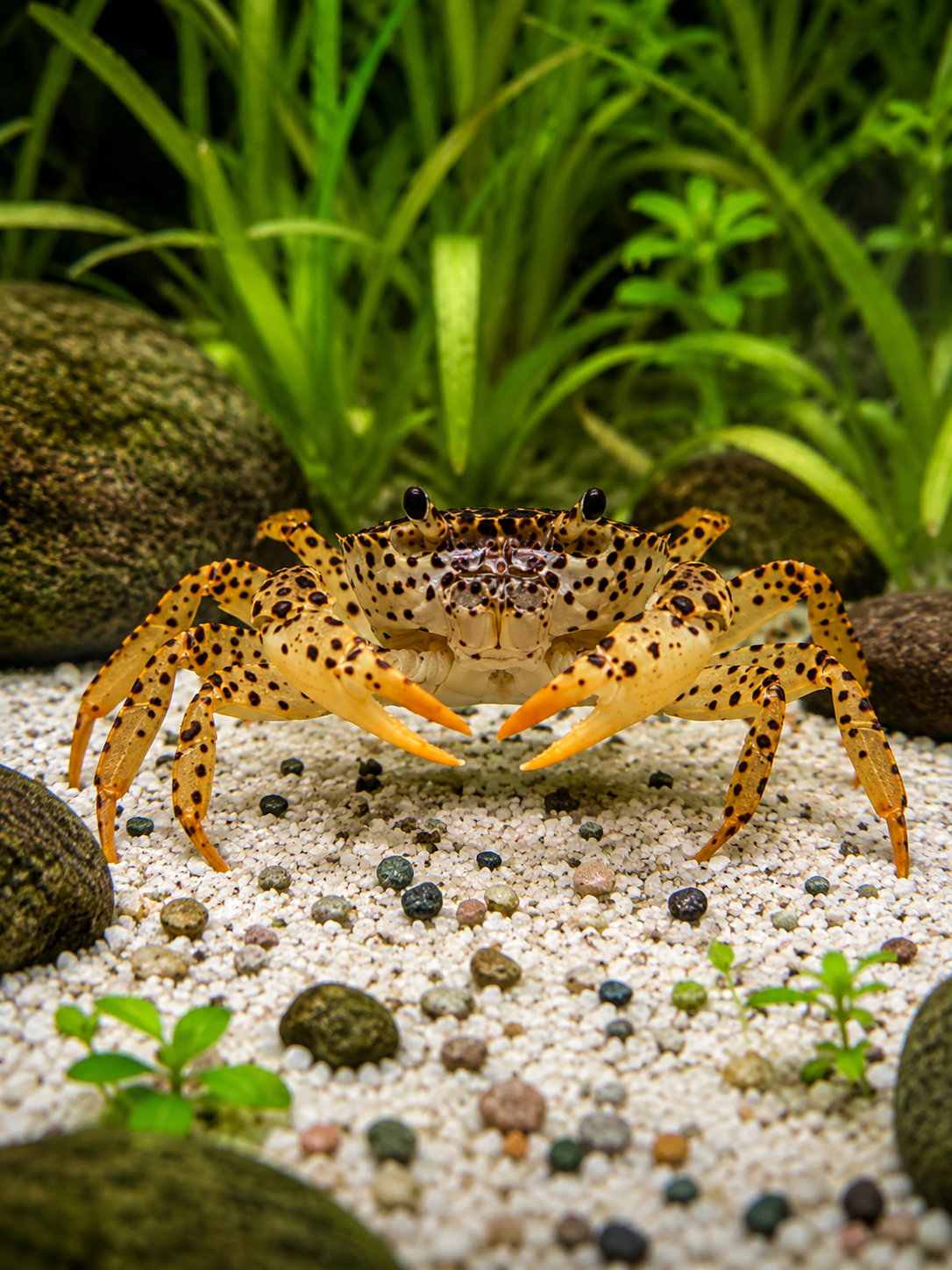 Unterwasserkrabbe "Panther" - Parathelphusa pantherina