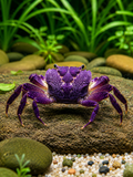 Unterwasserkrabbe "Matano Purple" -Syntripsa matannensis