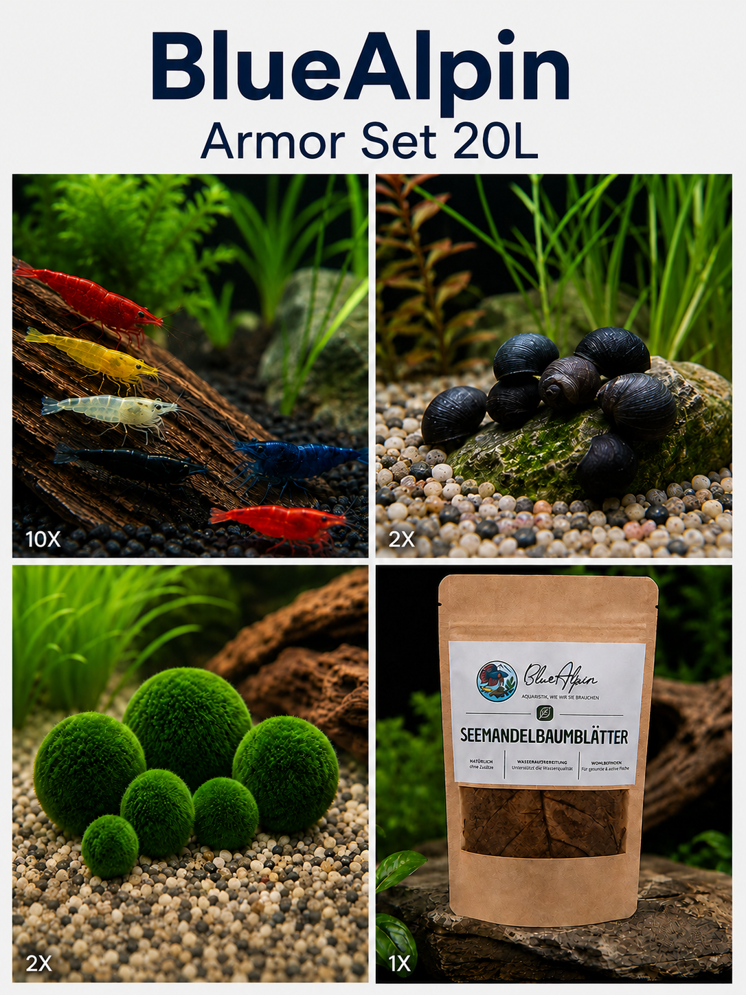 Armor Nano Set Blue Alpin empfiehlt 20 Liter!