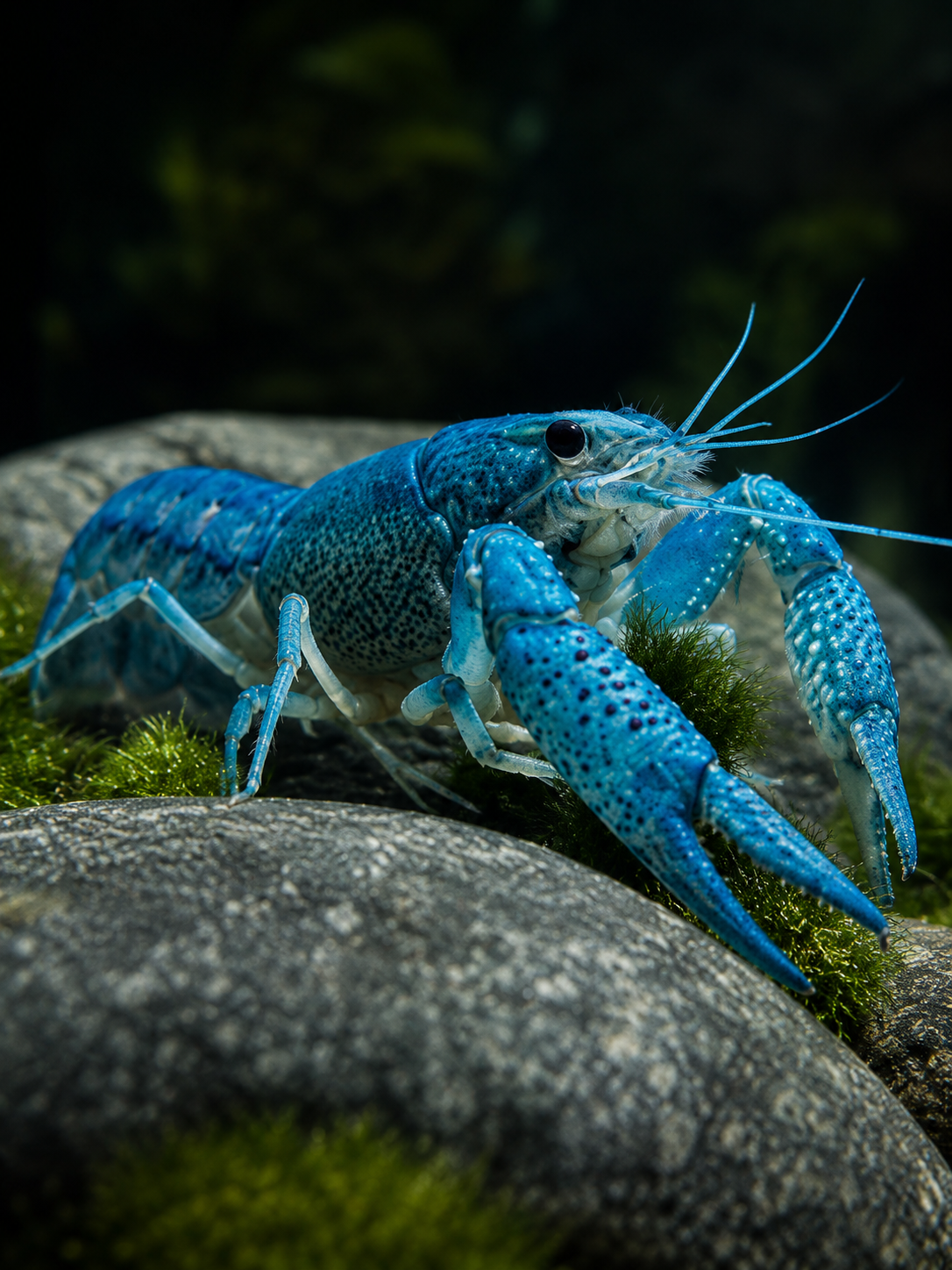 Blauer Floridakrebs (Procambarus alleni)