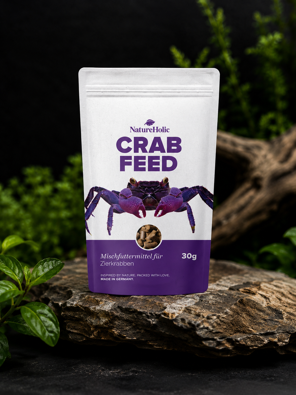 NatureHolic - Krabbenfeed - Krabbenfutter - 30g - Crabfeed