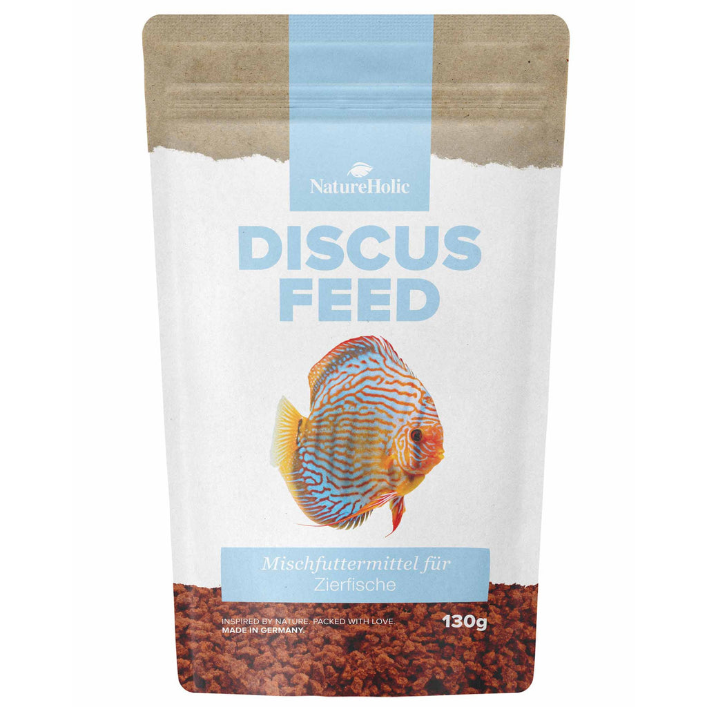 NatureHolic Discusfeed - 130g Granulatfutter für Diskusfische