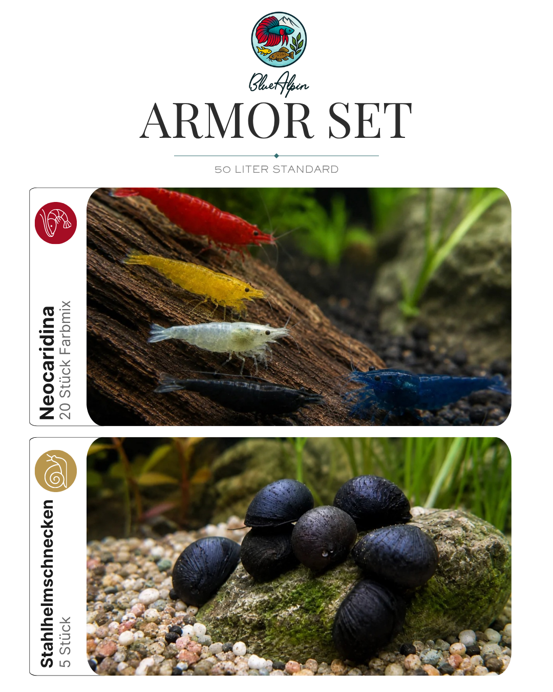 Armor set BlueAlpin 50liter