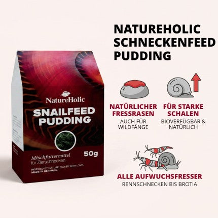 NatureHolic - Schneckenfeed Pudding - 50g