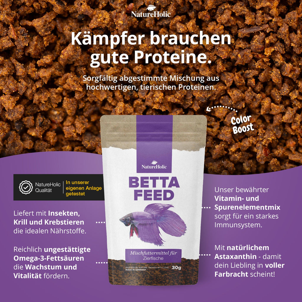 NatureHolic Bettafeed - Bettafutter - 30g