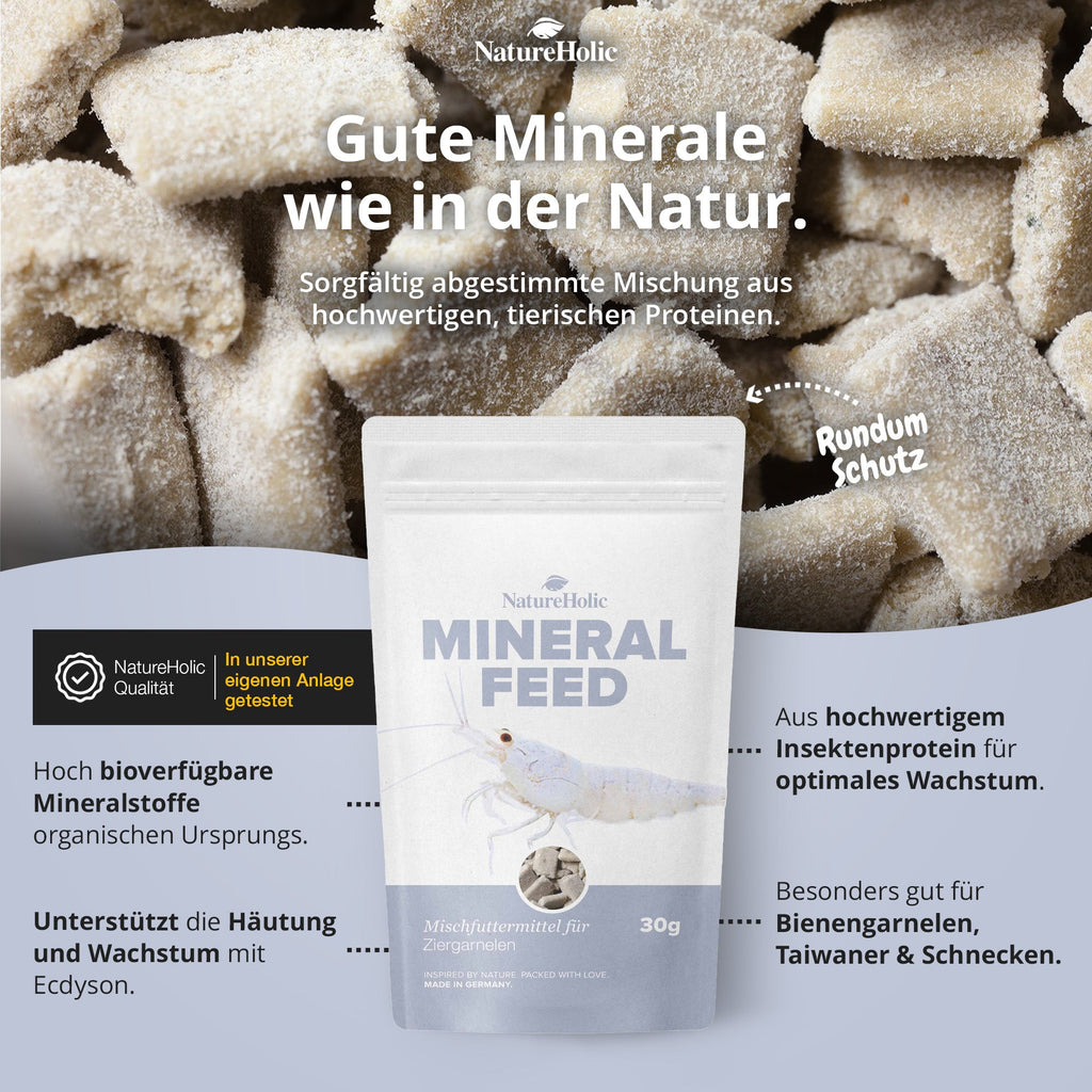 NatureHolic - Mineralfeed Garnelenfutter - 30g