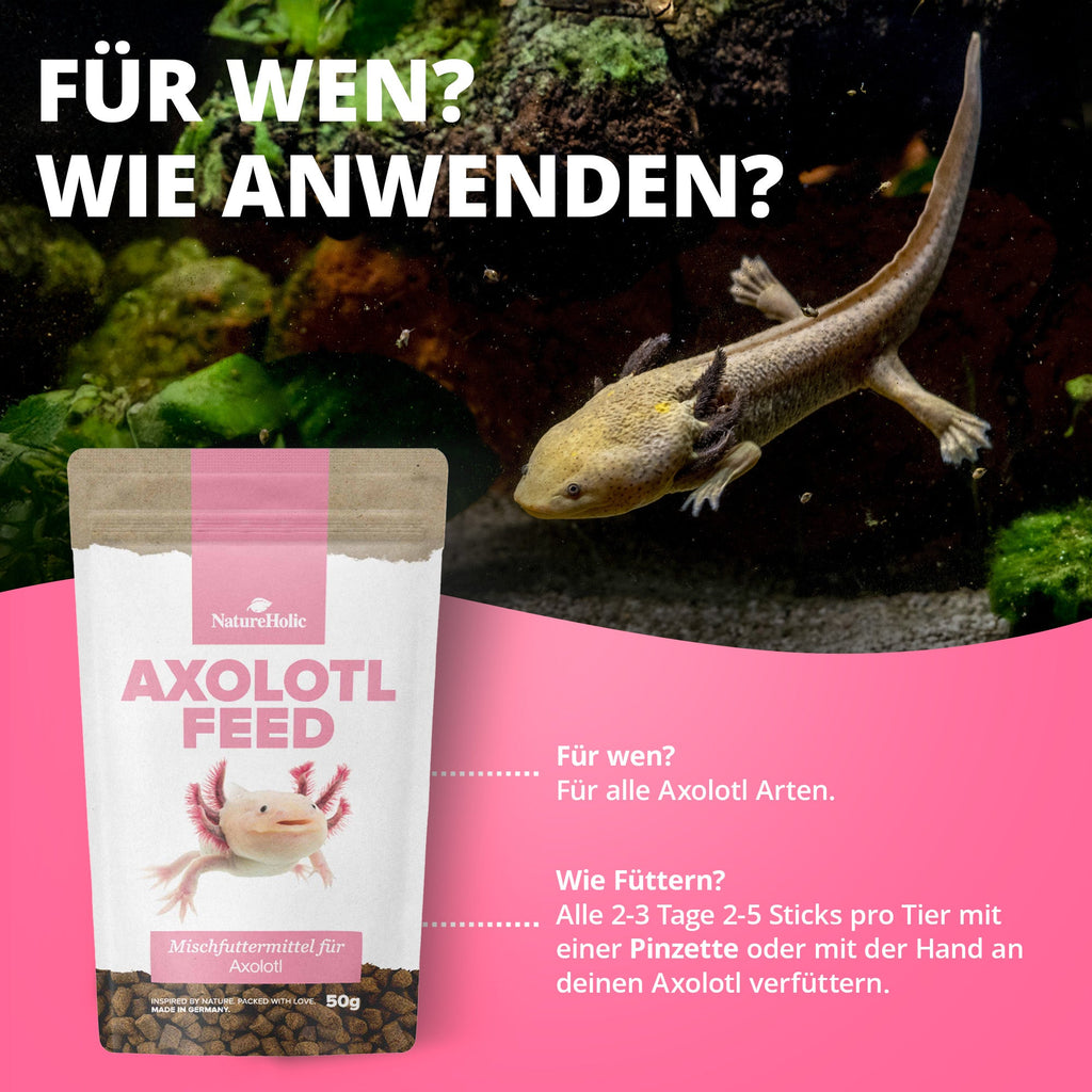NatureHolic AxolotlFeed - Axolotl Spezialfutter