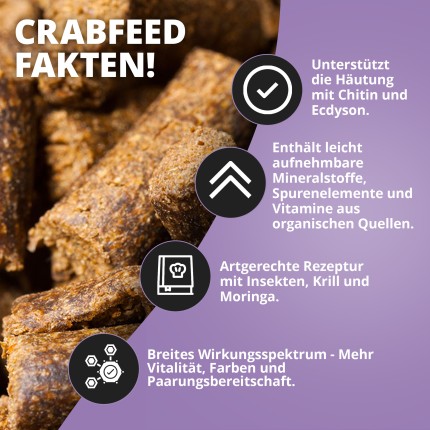 NatureHolic - Krabbenfeed - Krabbenfutter - 30g - Crabfeed