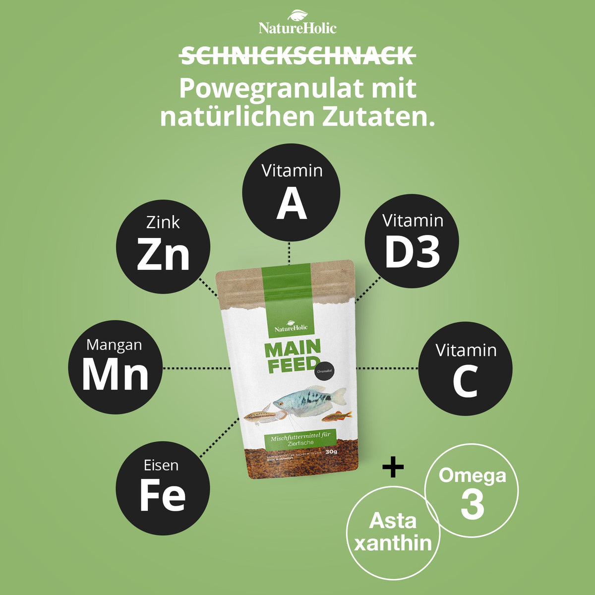Hauptfeed "Granulat" Zierfische