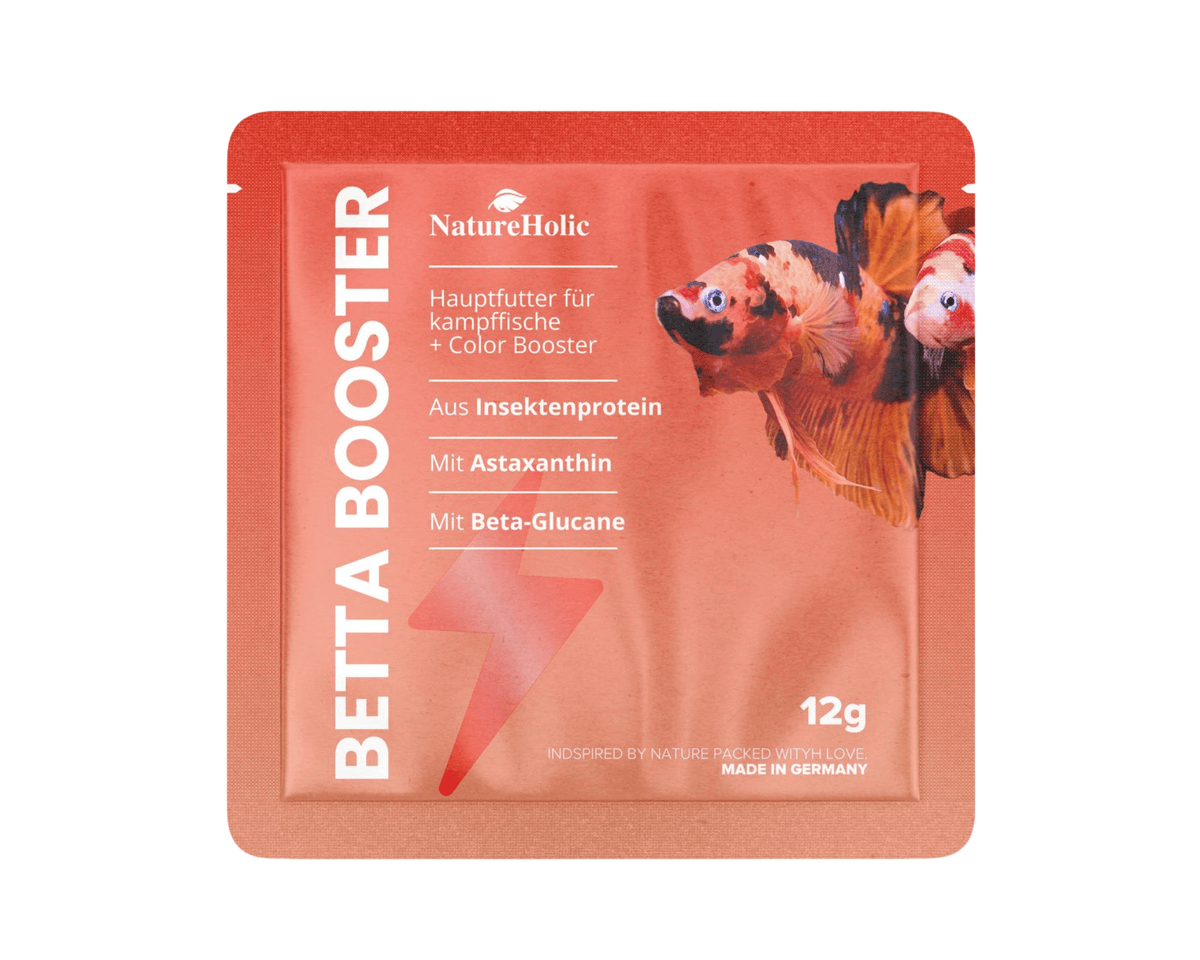 NatureHolic Betta Booster - Kampffisch Futter - 12g