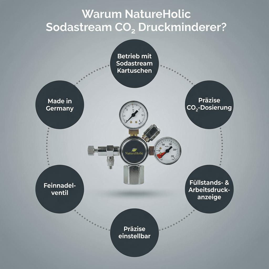 Sodastream CO2 Druckminderer