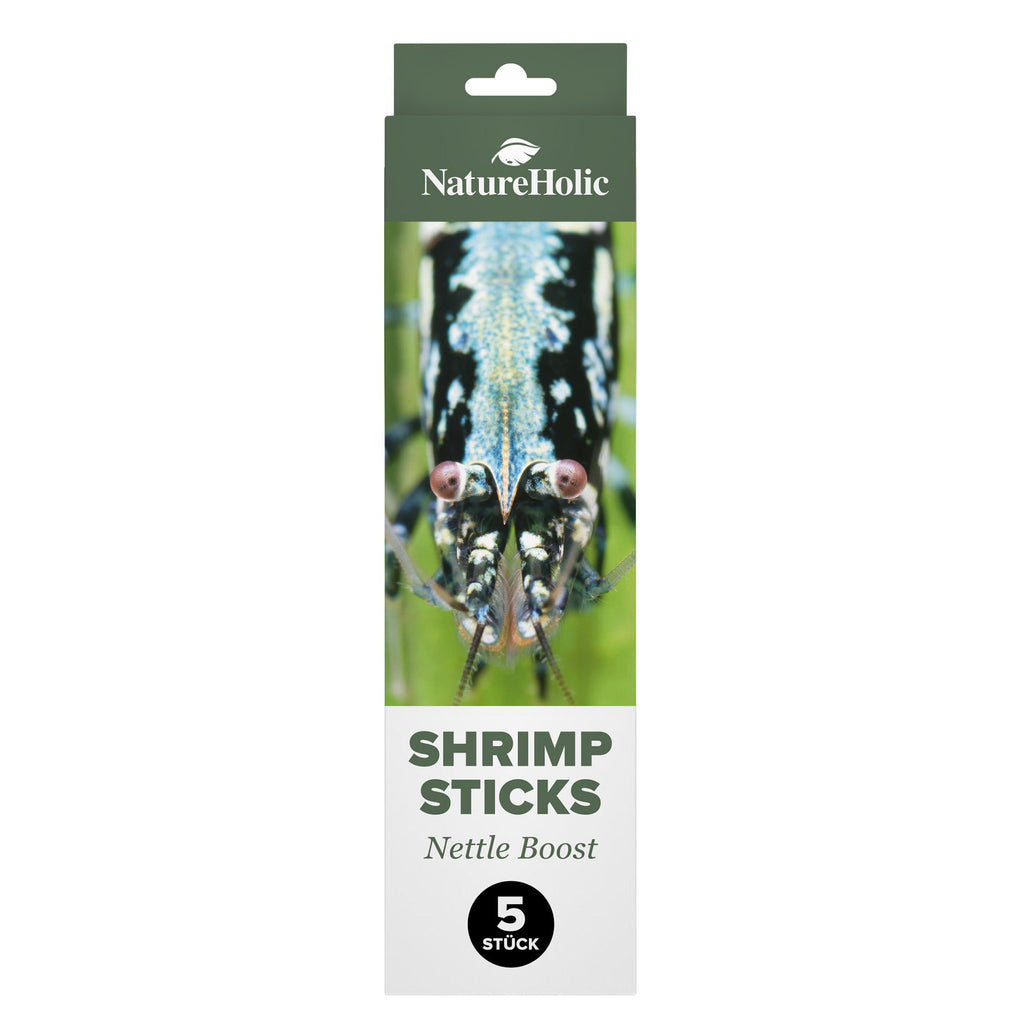 NatureHolic - Garnelen Lollies „Brennnessel Boost“ - 5 Lollis fürs Aquarium